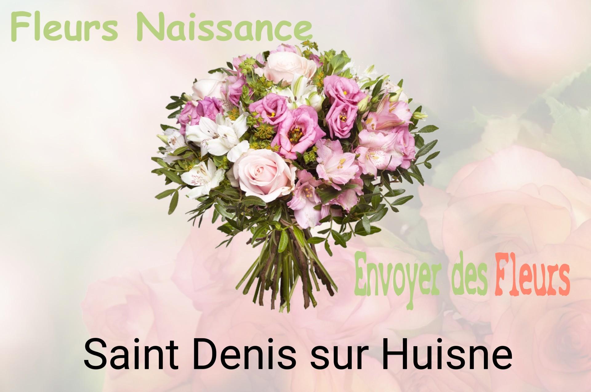 Bouquet de fleurs de naissance livré à Saint-Denis-sur-Huisne